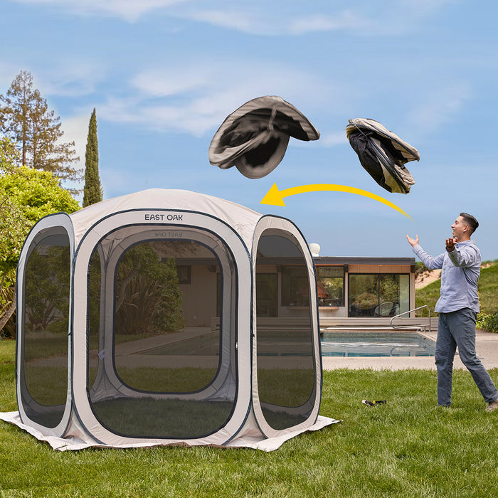 10x10 Ft Pop-Up Screen House