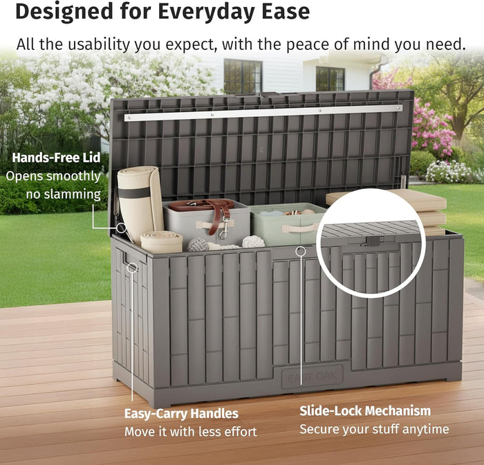 120 Gallon Waterproof Deck Box