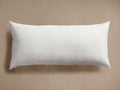 White, rectangular Water Repellent Outdoor Core Insert, horizontally placed on a light brown textured background.
