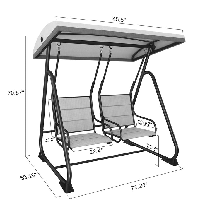 2-Person Outdoor Swing Chair