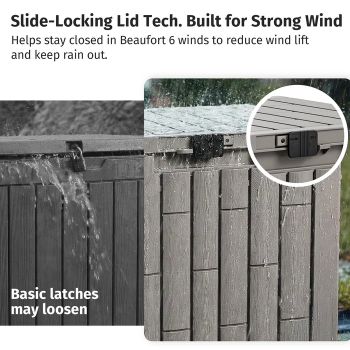 31 Gallon Waterproof Deck Box