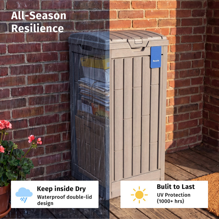 38 Gallon Outdoor Trash Can