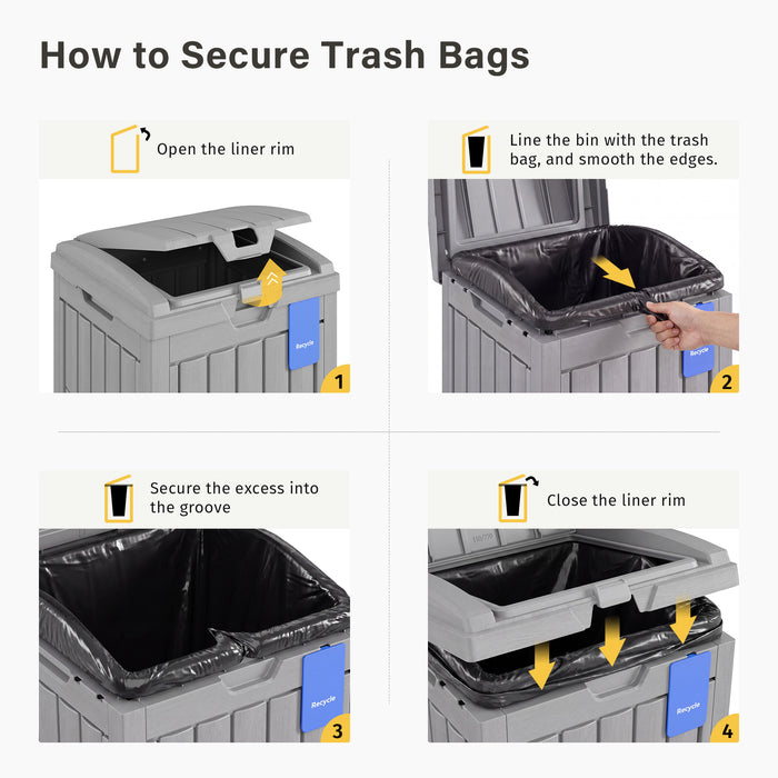 38 Gallon Outdoor Trash Can