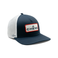 5-Panel Logo Patch Cap in Red / White / Blue, front view #red_/_white_/_blue