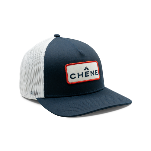 5-Panel Logo Patch Cap in Red / White / Blue, front view #red_/_white_/_blue
