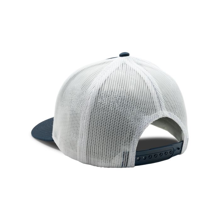 5-Panel Logo Patch Cap in Red / White / Blue, back view #red_/_white_/_blue
