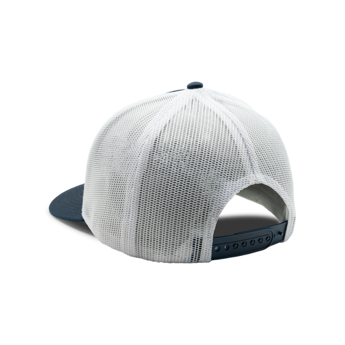5-Panel Logo Patch Cap in Red / White / Blue, back view #red_/_white_/_blue
