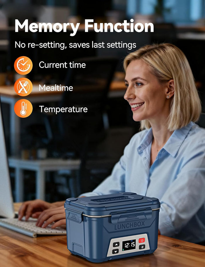 5.5 Cups Battery Powered Heated Lunch Box