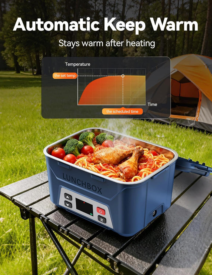 5.5 Cups Battery Powered Heated Lunch Box