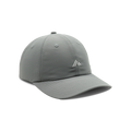 6-Panel Performance Diacritic Hat in Charcoal, front view #charcoal