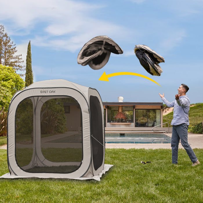 6x6 Ft Pop-Up Screen House