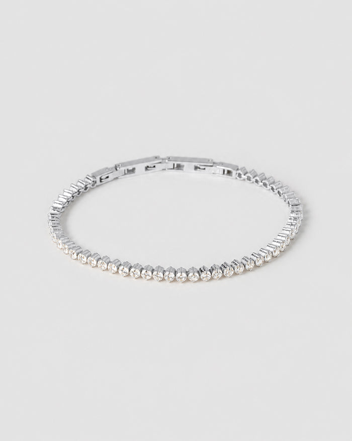 Allegra Tennis Bracelet - Silver