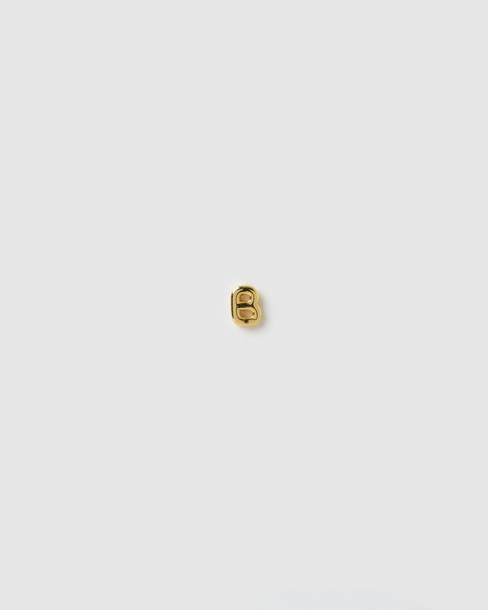 Alphabet Gold Single Stud