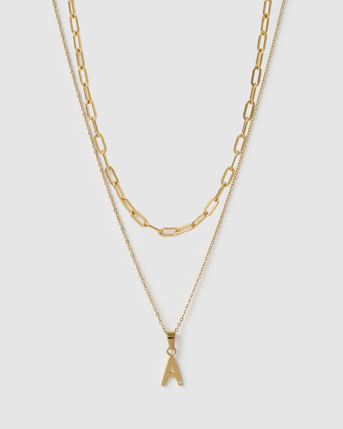 Alphabet Necklace Stack