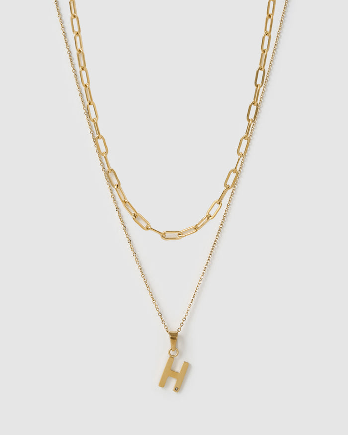 Alphabet Necklace Stack