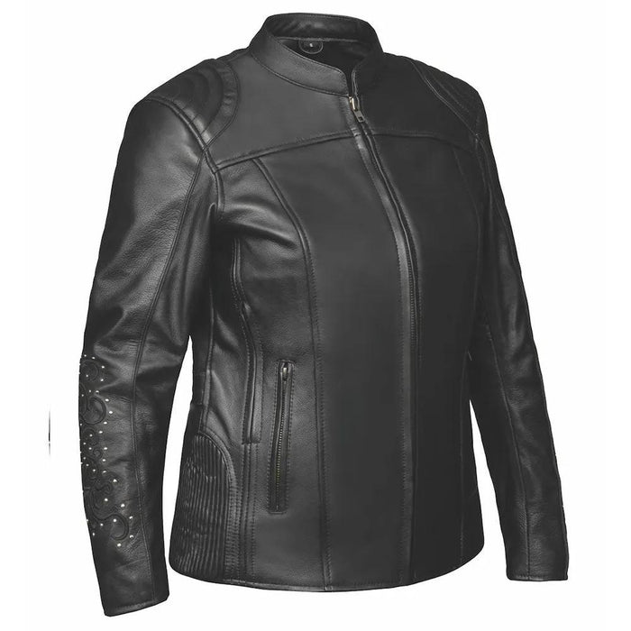 Angel - Women's Leather Motorcycle Jacket