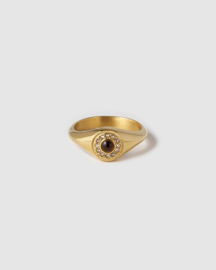 Angelo Gold Ring - Tiger's Eye