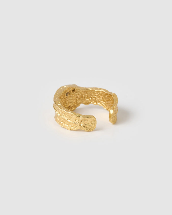 Anya Gold Ring - Clear Quartz