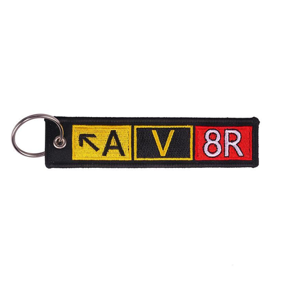 AV8R Embroidered Keychain