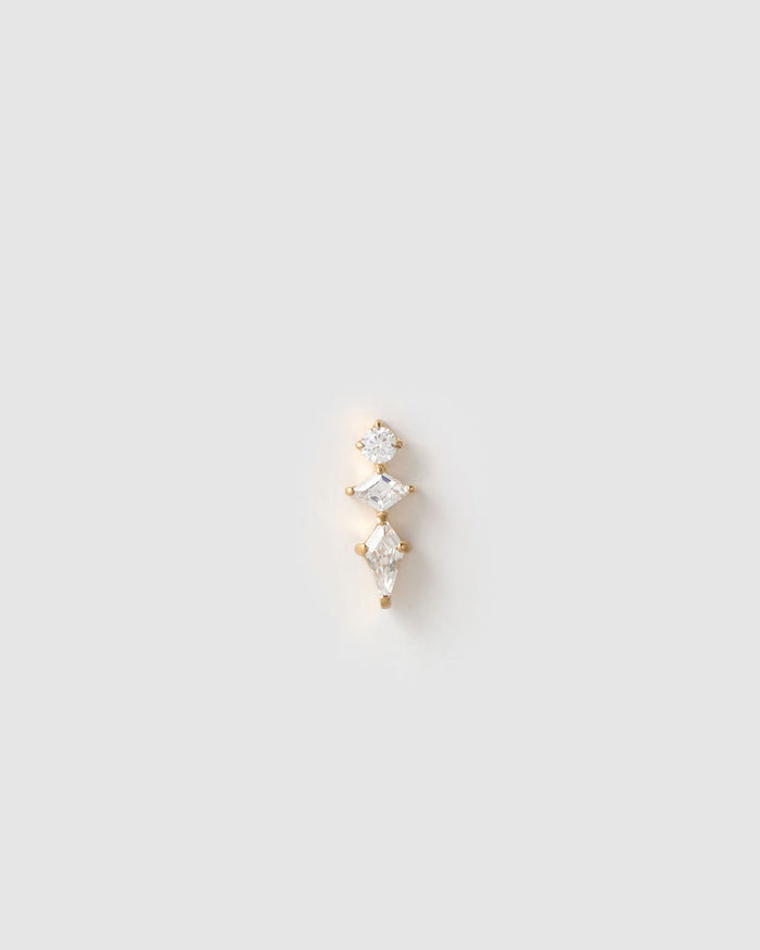 Ava Flat Back Single Earring