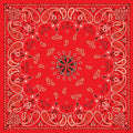 B003 Bandanna Red Paisley