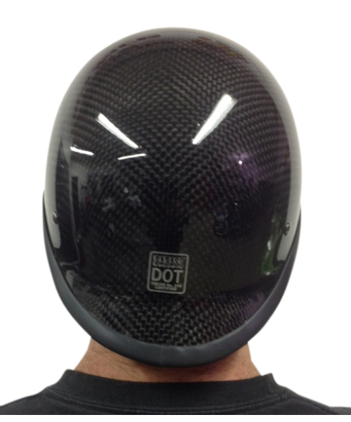 BADASS CarbonAir Rocker  Smallest DOT Certified Motorcycle Helmet