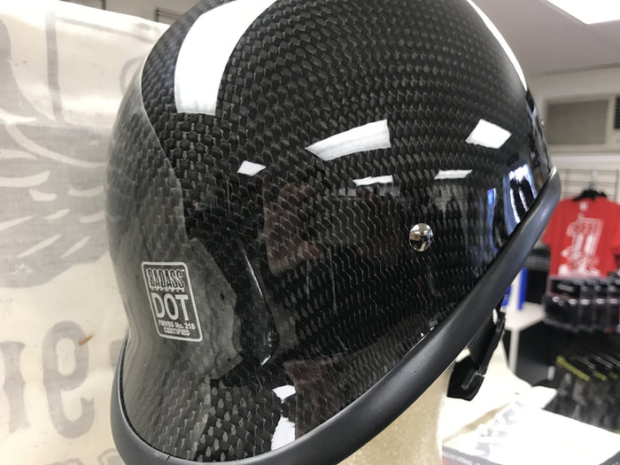 BADASS CarbonAir Rocker  Smallest DOT Certified Motorcycle Helmet