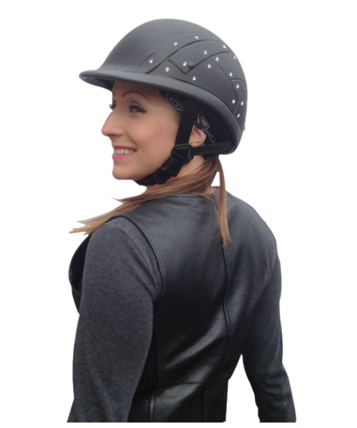 BADASS Diamonds in the Ruff Smallest DOT Certified Motorcycle Helmet
