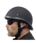 BADASS Rocker Smallest DOT Certified Motorcycle Helmet