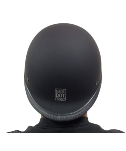 BADASS Rocker Smallest DOT Certified Motorcycle Helmet