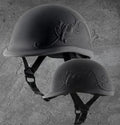 BADASS Rose Tattoo Smallest DOT Certified Motorcycle Helmet
