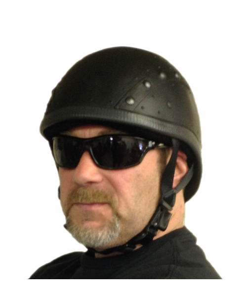 BADASS Stealth Smallest DOT Certified Motorcycle Helmet