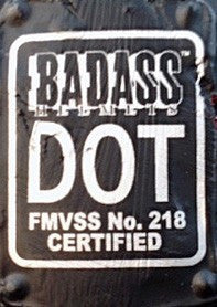 BADASS Trooper Smallest DOT Certified Motorcycle Helmet
