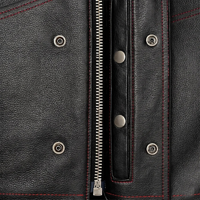 Badlands - Men's Club Style Leather Motorcycle Vest