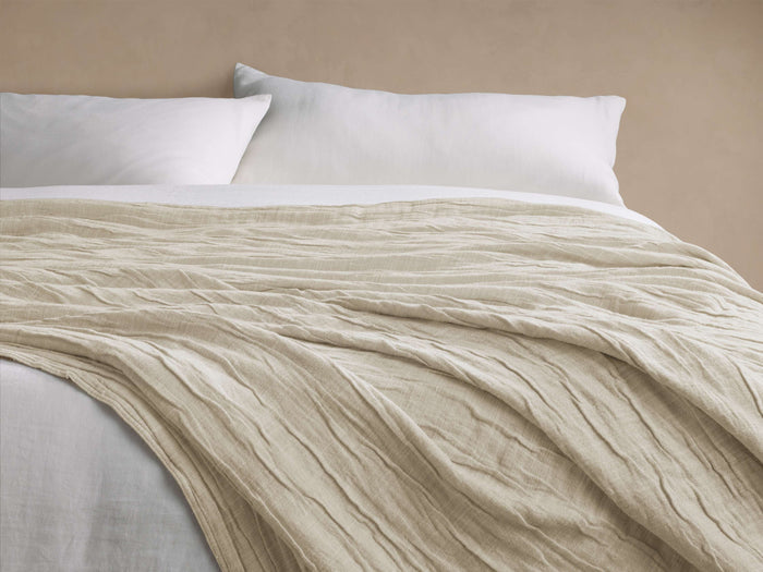 Ballao Queen Bed Blanket in Natural (1 of 1)