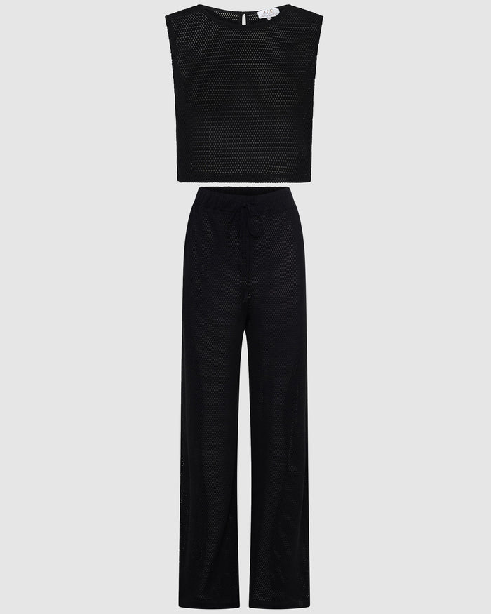 Bari Pants Set - Liquorice