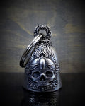 BB-65 Mandala Skull Rose Bell