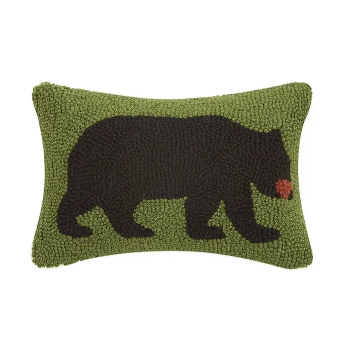 Bear -Green- Hook Pillow