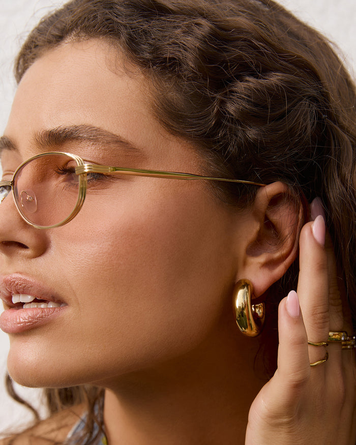 Bella Gold Hoop Earrings