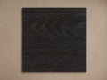 Bertogne Finish Board: Square, dark wood panel with prominent grain texture, centered against a light brown background.