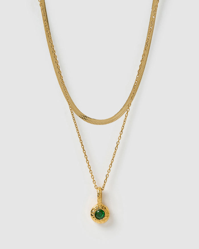 Birthstone Necklace Stack