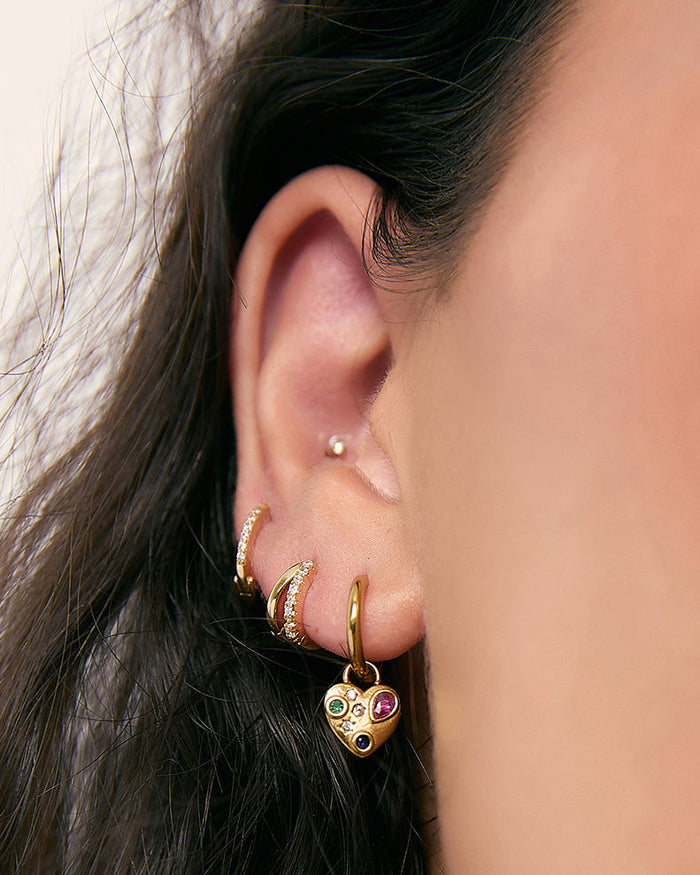 Bisou Heart Earrings