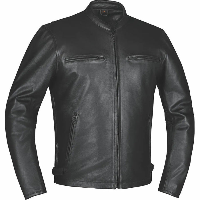 Black Iron - Men's Motorcycle Leather Jacket