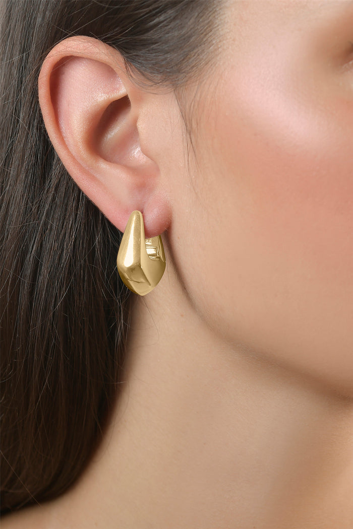 Bold Sculptural Hoop Earrings