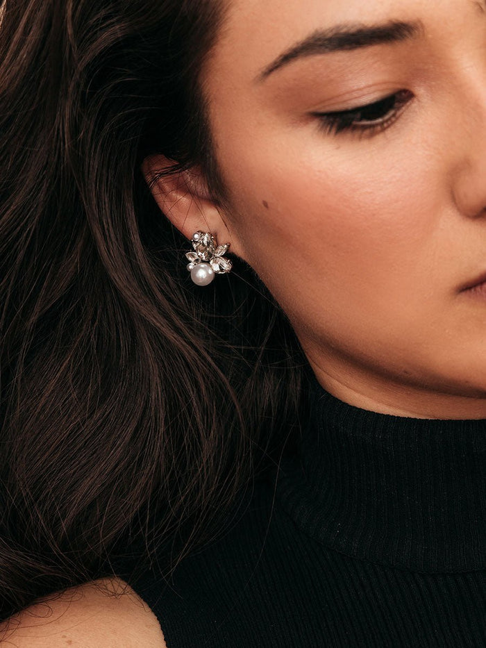 Olive & Piper Bordeaux Stud Earrings