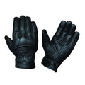 BraceControl - Men's Leather Motorcycle Gloves