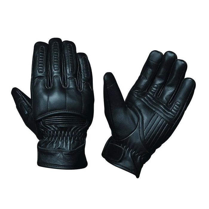 BraceControl - Men's Leather Motorcycle Gloves