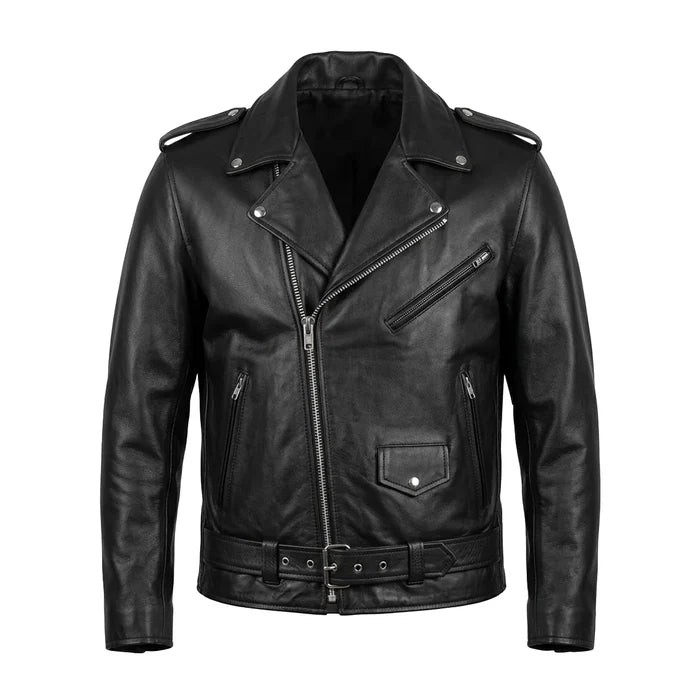 Brando - Men's Motorcycle Leather Jacket