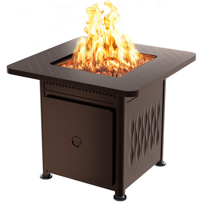 BRAZI 28 Inch Metal Fire Pit Table (52,000 BTU) Generation 3