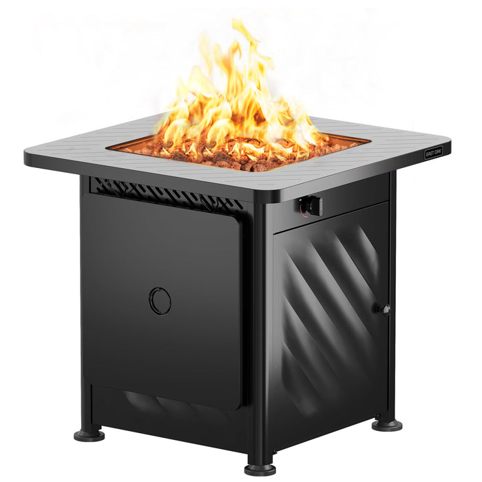 BRAZI 28 Inch Metal Fire Pit Table (52,000 BTU)